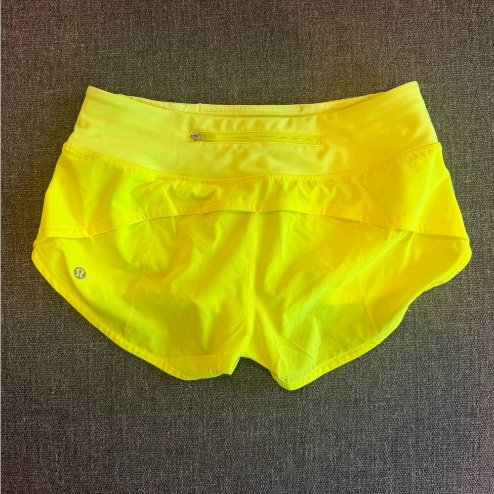 lululemon athletica Women's Neon Yellow Athletic Shorts